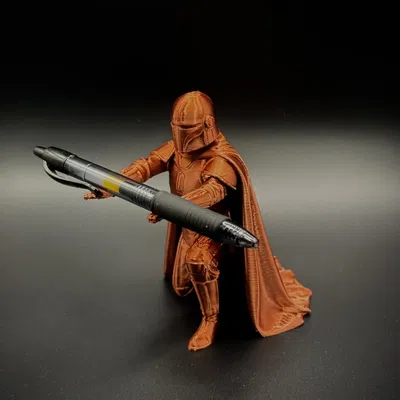 Mô hình đế cắm bút Mandalorian 3D!
