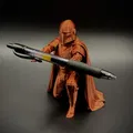 Mô hình đế cắm bút Mandalorian 3D! - Thumbnail 5