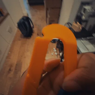 Móc khóa Carabiner in 3D tiện lợi, nhỏ gọn