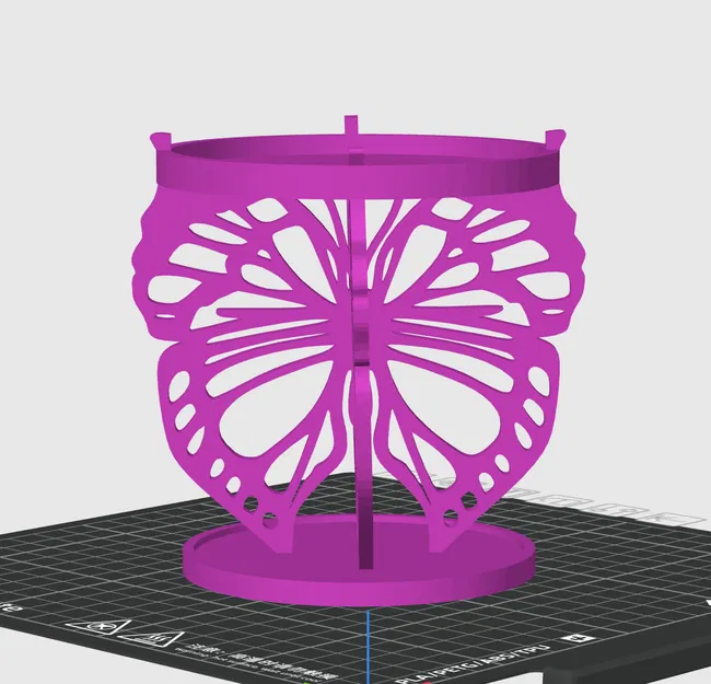 Đế nến hình cánh bướm cho nến hũ tròn từ 14-22 OZ - Image 2