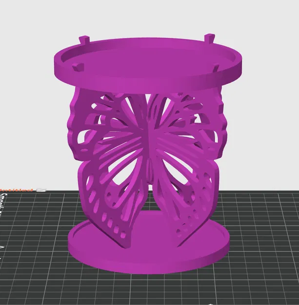 Đế nến hình cánh bướm cho nến hũ tròn từ 14-22 OZ - Image 4