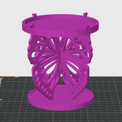 Đế nến hình cánh bướm cho nến hũ tròn từ 14-22 OZ