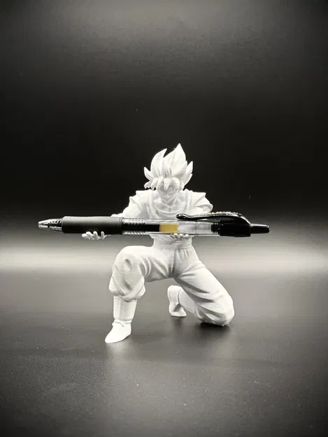 Mô hình Goku giữ bút 3D cực chất! - Image 3