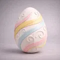 Quả Trứng Nghệ Thuật Psychedelic Baroque Egg - Thumbnail 1