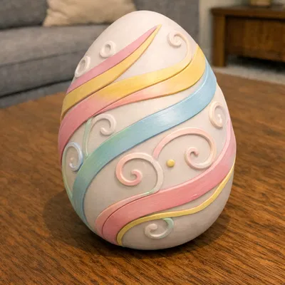 Quả Trứng Nghệ Thuật Psychedelic Baroque Egg