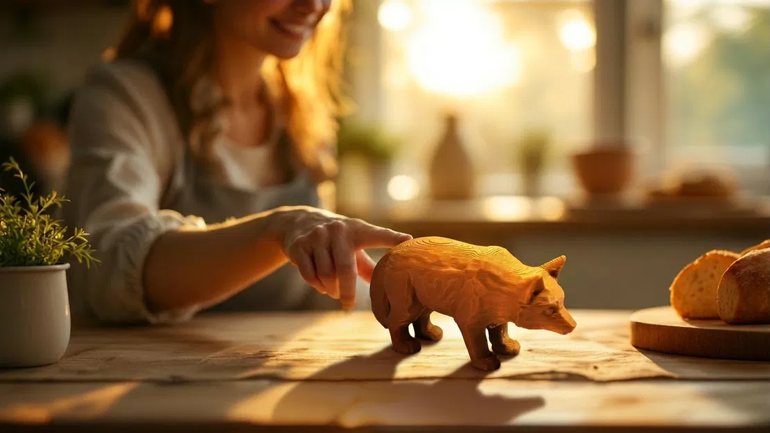 Mô hình tượng thú phong cách đất nung (Terracotta Figurine) in 3D - Image 1