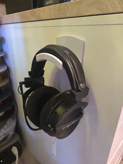 Móc treo tai nghe gắn tường tối giản - In 3D siêu bền và gọn gàng - Image 1