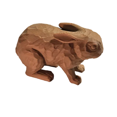 Mô hình thỏ ngồi (Crouching Hare Figurine)