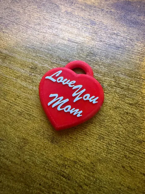 Mặt dây chuyền hình trái tim cho ngày của Mẹ - Image 1