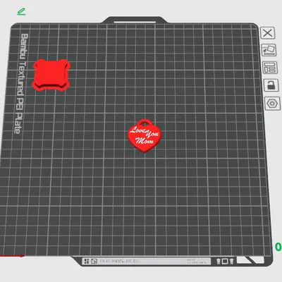 Mặt dây chuyền hình trái tim cho ngày của Mẹ