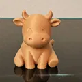 Mô hình chú bò Chibi dễ thương để bàn - File in 3D siêu cute - Thumbnail 2