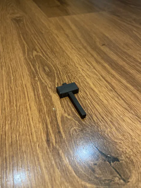 Mô hình búa mini (Tiny Hammer) trang trí in 3D độc đáo - Image 1