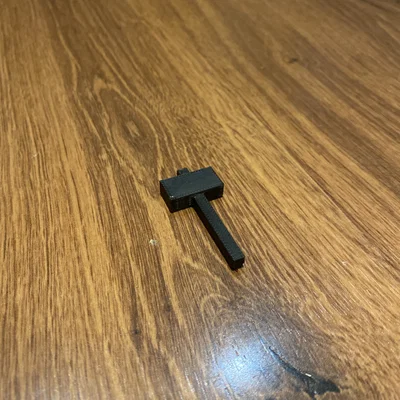 Mô hình búa mini (Tiny Hammer) trang trí in 3D độc đáo