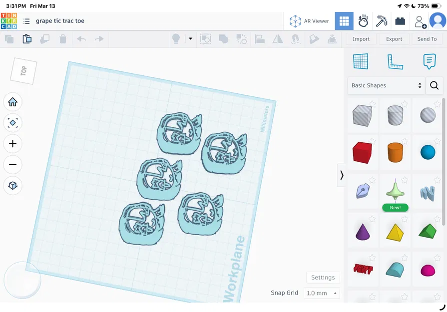 Bộ cờ caro Tic Tac Toe chủ đề sáng tạo độc đáo cho gia đình - Image 2