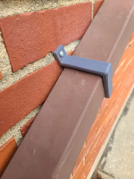 Giá đỡ ống máng xối vuông 2.5 inch - Tự in 3D chắc chắn - Image 1