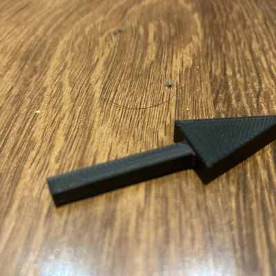 Mô hình mũi tên mini (tini spear) in 3D đơn giản đẹp mắt