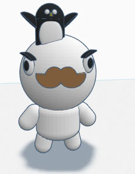 Mô hình 3D Penguin Person vui nhộn cho người yêu thích sưu tầm - Image 1