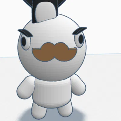Mô hình 3D Penguin Person vui nhộn cho người yêu thích sưu tầm