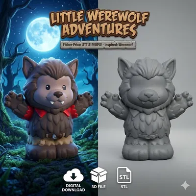 Mô hình Little People lấy cảm hứng từ Người Sói (Werewolf)