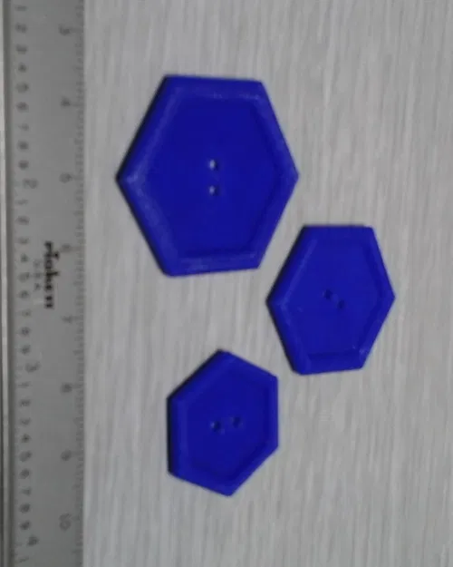 Nút áo hình lục giác (Hex Button) - Image 3