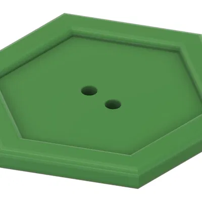 Nút áo hình lục giác (Hex Button)