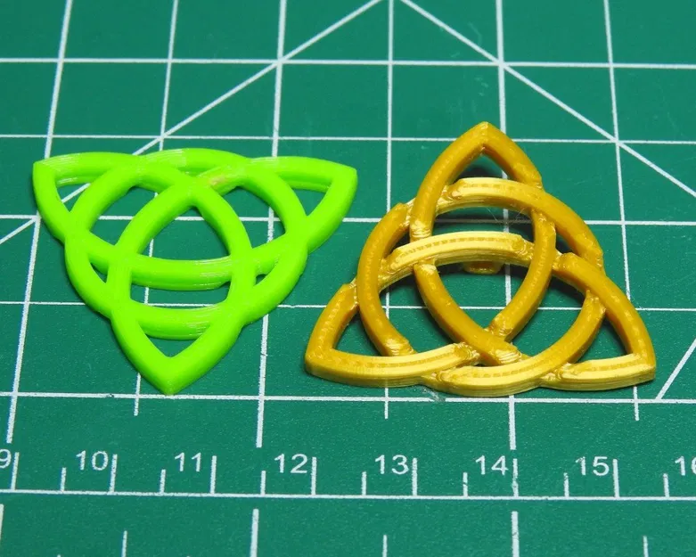 Nút áo hình nút thắt Celtic Trinity - Image 1