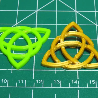 Nút áo hình nút thắt Celtic Trinity