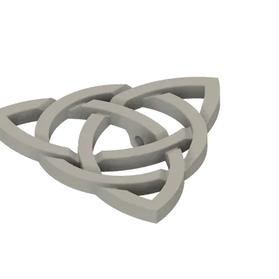 Nút áo hình nút thắt Celtic Trinity