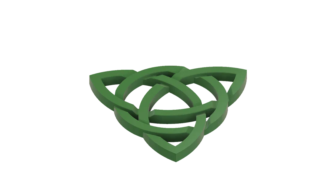 Nút áo hình nút thắt Celtic Trinity - Image 3