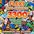 Bộ sưu tập hơn 3300 mẫu mô hình động vật linh hoạt Articulated Flexi 3D - Thumbnail 1