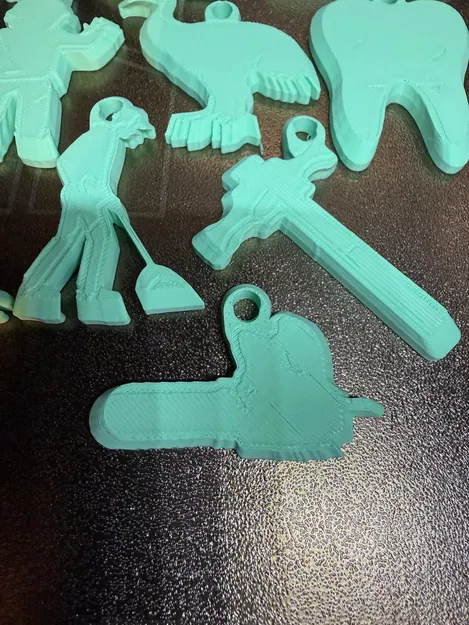 Bộ sưu tập móc khóa hình động vật 3D độc đáo - Image 3