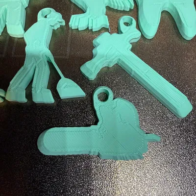 Bộ sưu tập móc khóa hình động vật 3D độc đáo