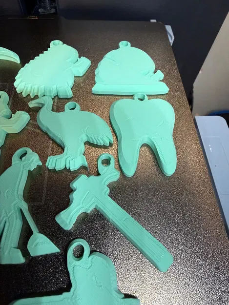 Bộ sưu tập móc khóa hình động vật 3D độc đáo - Image 4