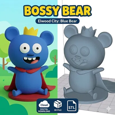 Mô hình Bossy Bear – Chú gấu quyền lực đầy cá tính