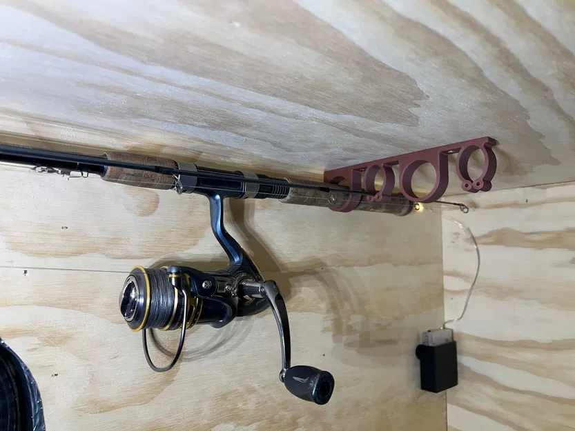 Giá treo cần câu 3D treo trần xe cắm trại tiện lợi - Image 2