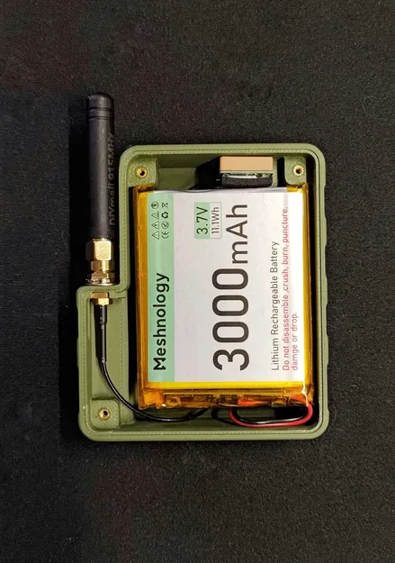 Vỏ ốp cho Wio Tracker L1 kèm kẹp thắt lưng tích hợp và pin 3000 mAh - Image 4