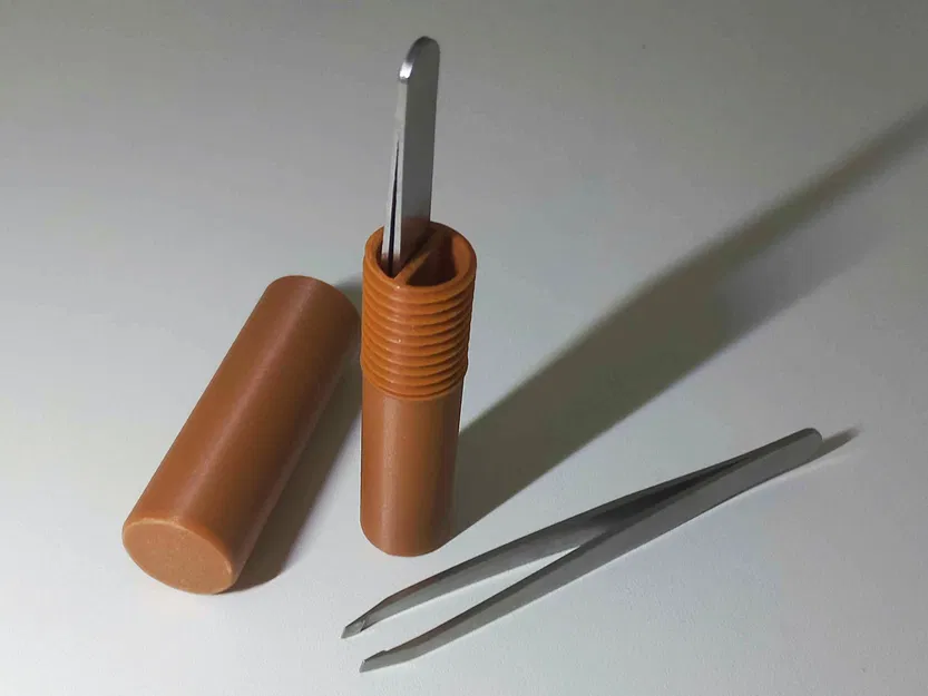 Hộp đựng nhíp mini (thiết kế bằng Fusion 360) - Image 1