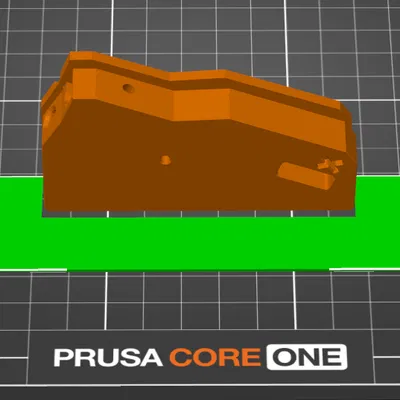 Thanh dẫn hướng canh chỉnh khi lắp cảm biến sợi nhựa cho máy in Core One +