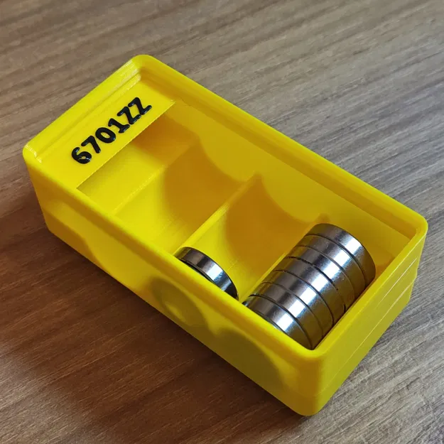 Khay đựng vòng bi 6701ZZ chuẩn Gridfinity 1x2x4 - Image 1