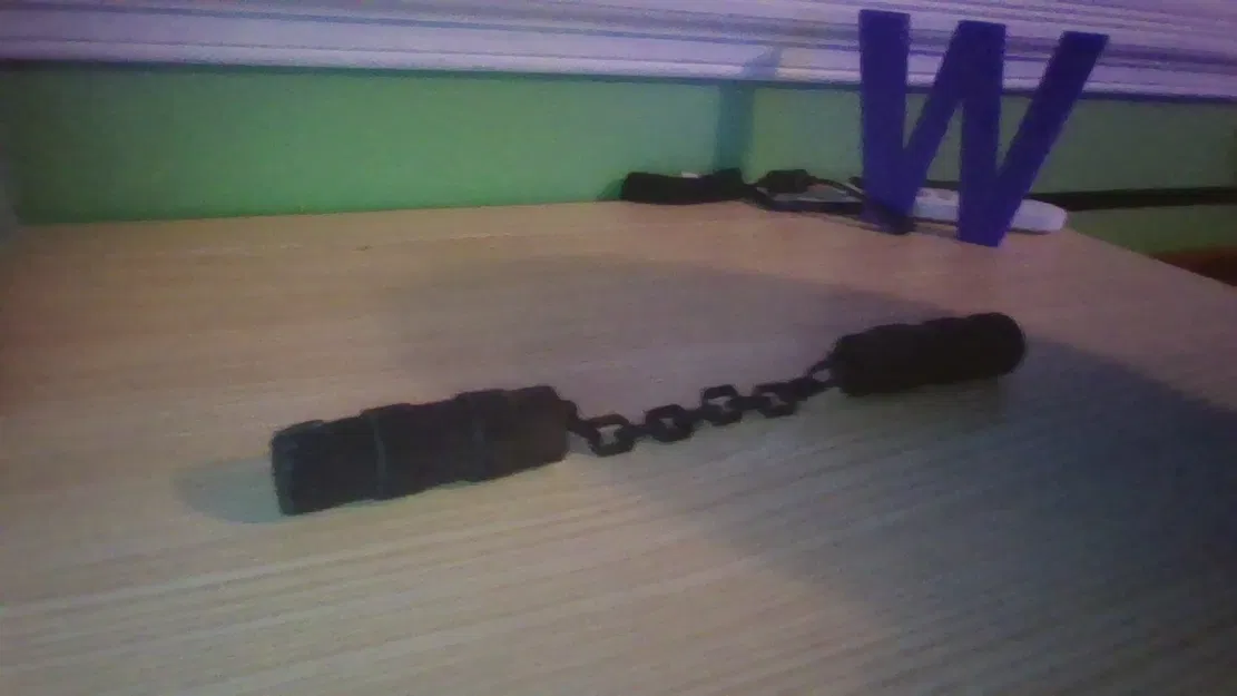 Mô hình Nunchucks 3D - Đồ chơi Fidget giải tỏa căng thẳng siêu hay - Image 1