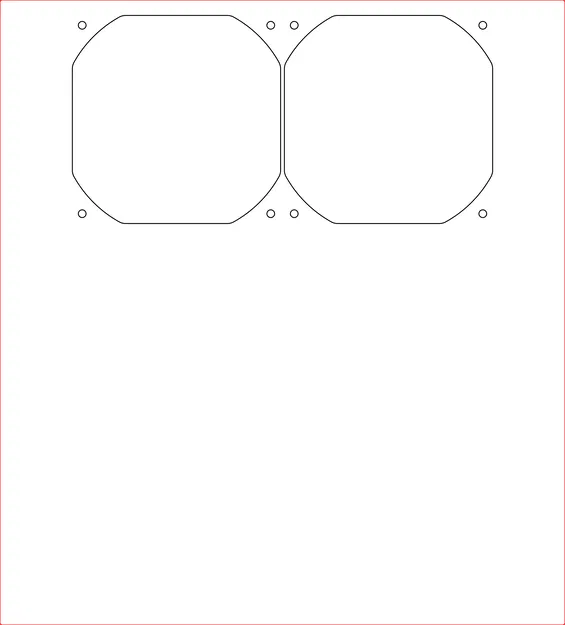 Tấm ốp mặt sau lắp quạt tản nhiệt 140mm kép cho PC - Image 1