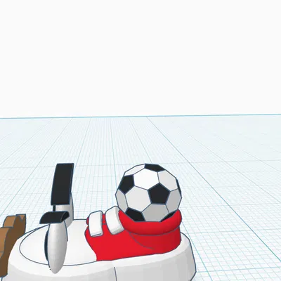 Mô hình trang trí chiếc giày có mắt độc đáo - File in 3D