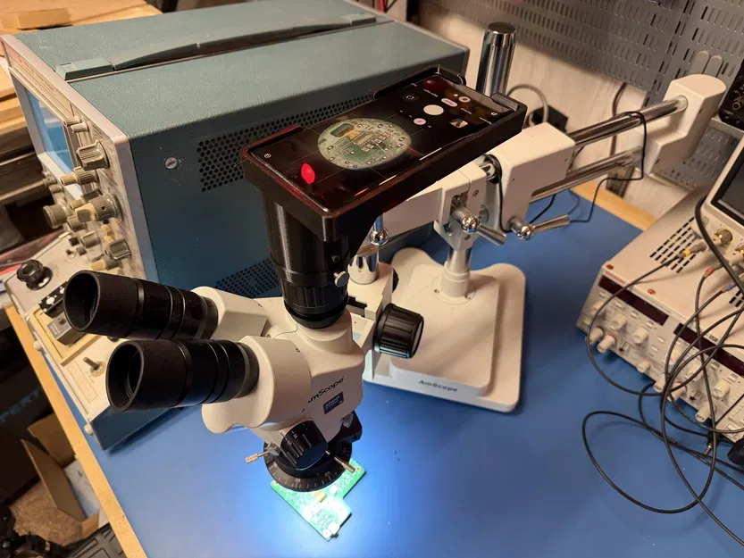 Giá đỡ điện thoại cho kính hiển vi - Image 1