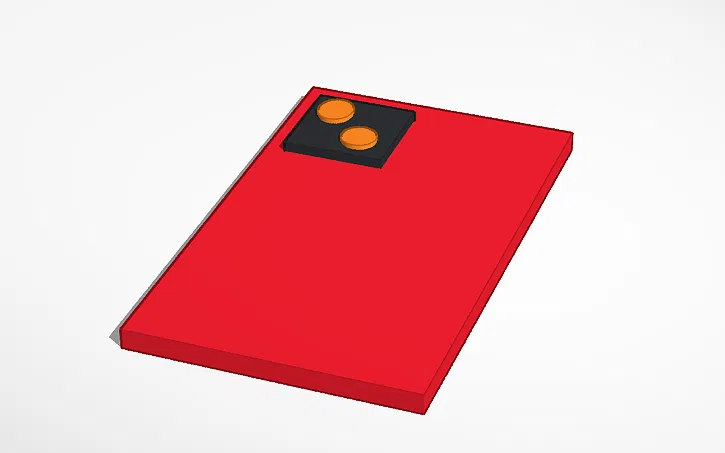 Mô hình điện thoại 3D giả lập đơn giản cho bé và đạo cụ chụp ảnh - Image 1