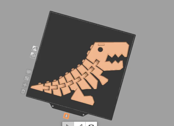 Mô hình khủng long 3D Flexi Rex khớp nối linh hoạt cực đẹp - Image 1