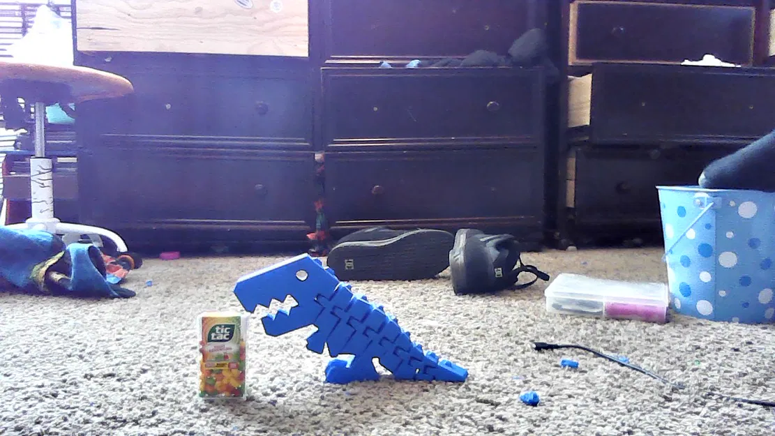 Mô hình khủng long 3D Flexi Rex khớp nối linh hoạt cực đẹp - Image 2