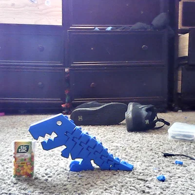 Mô hình khủng long 3D Flexi Rex khớp nối linh hoạt cực đẹp