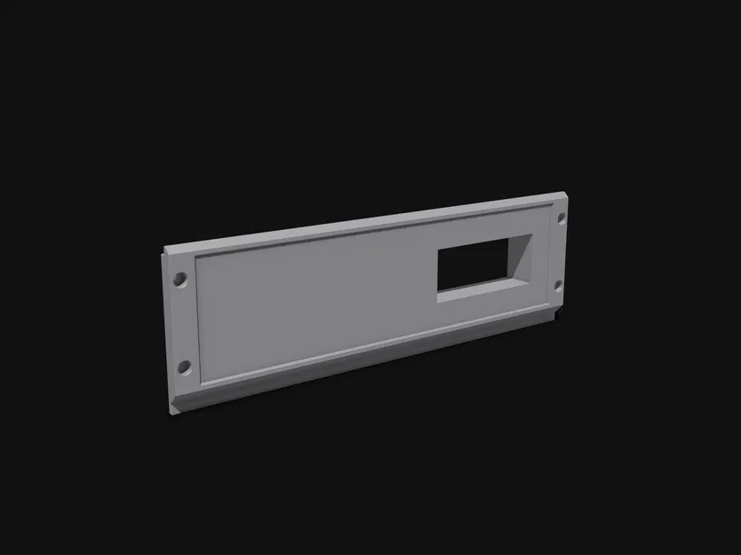 Tấm mặt trước cho khung nâng chắc chắn có lỗ gắn nhiệt kế/bộ điều nhiệt - Image 1