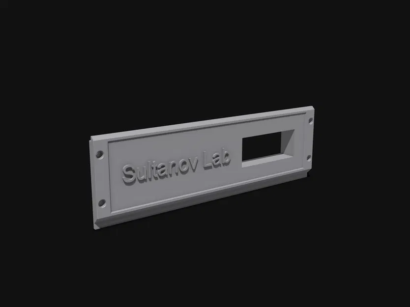 Tấm mặt trước cho khung nâng chắc chắn có lỗ gắn nhiệt kế/bộ điều nhiệt - Image 2