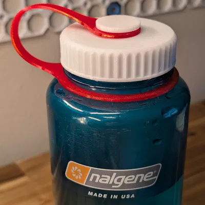Nắp bình Nalgene có móc treo - Không cần support